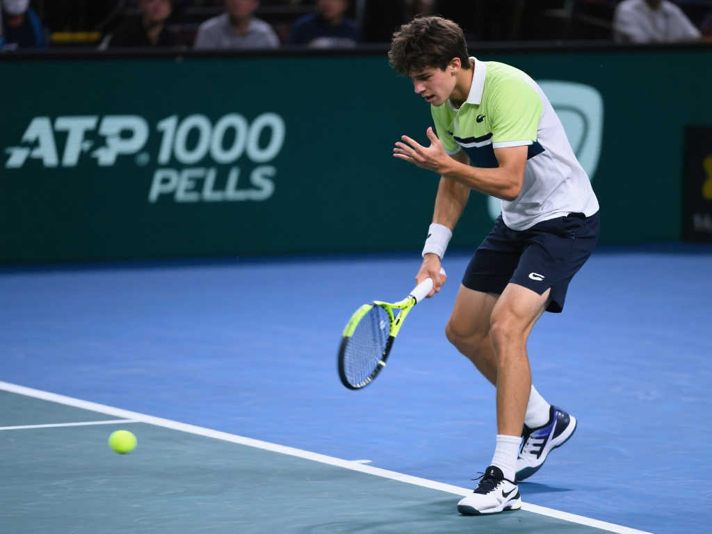 ATP1000马德里网球赛:布云朝克特首战惜败费恩利,无缘次轮